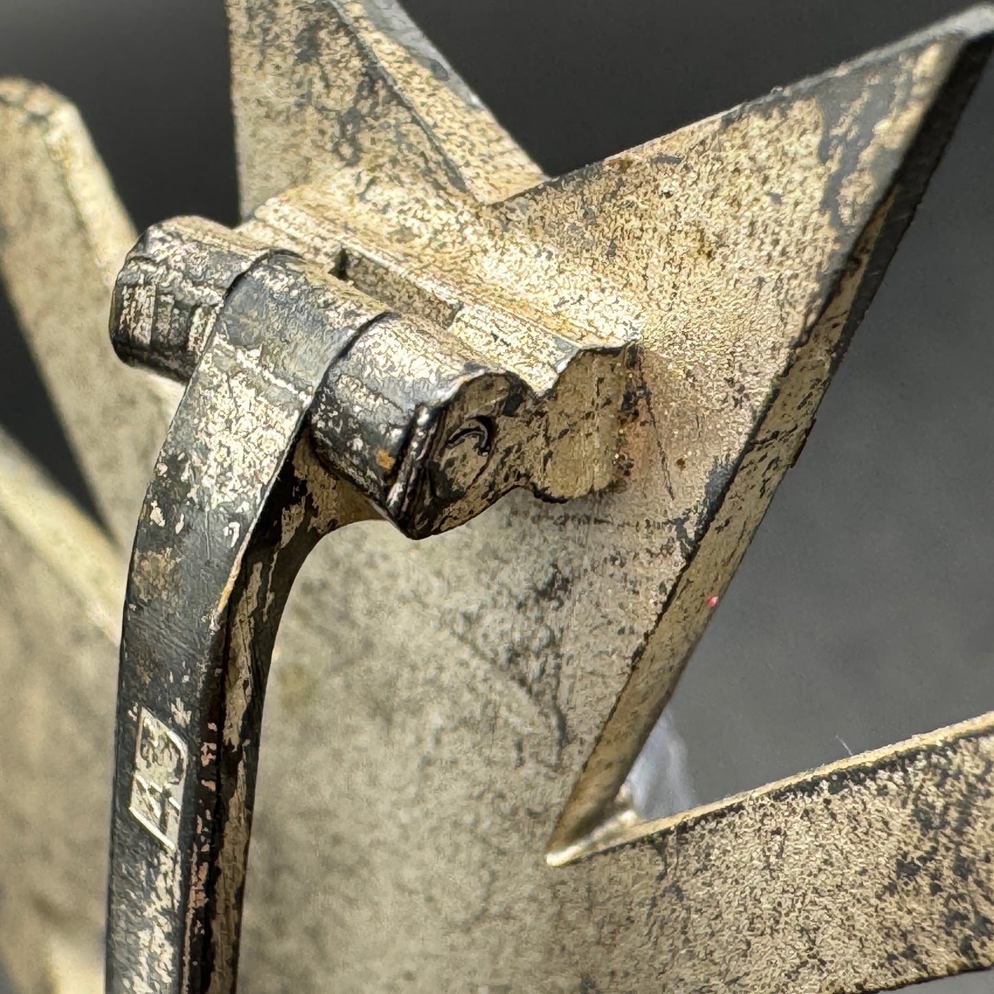 WW2 original artifact – Kriegsverdienstkreuz 1st class with swords maker marked – interior page