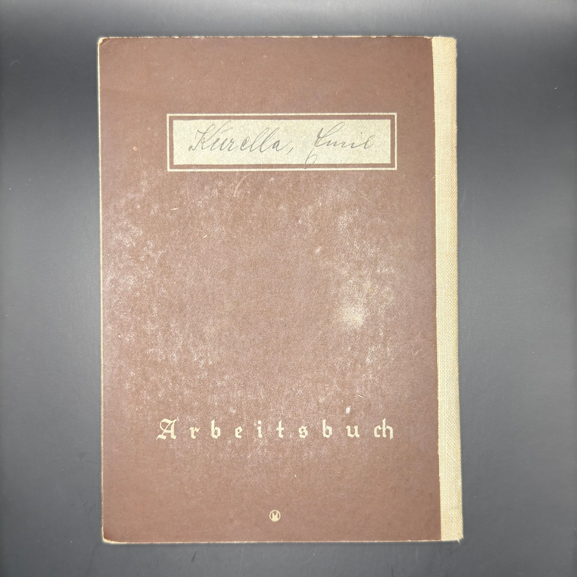 WW2 original artifact – Arbeitsbuch Farmer – interior page