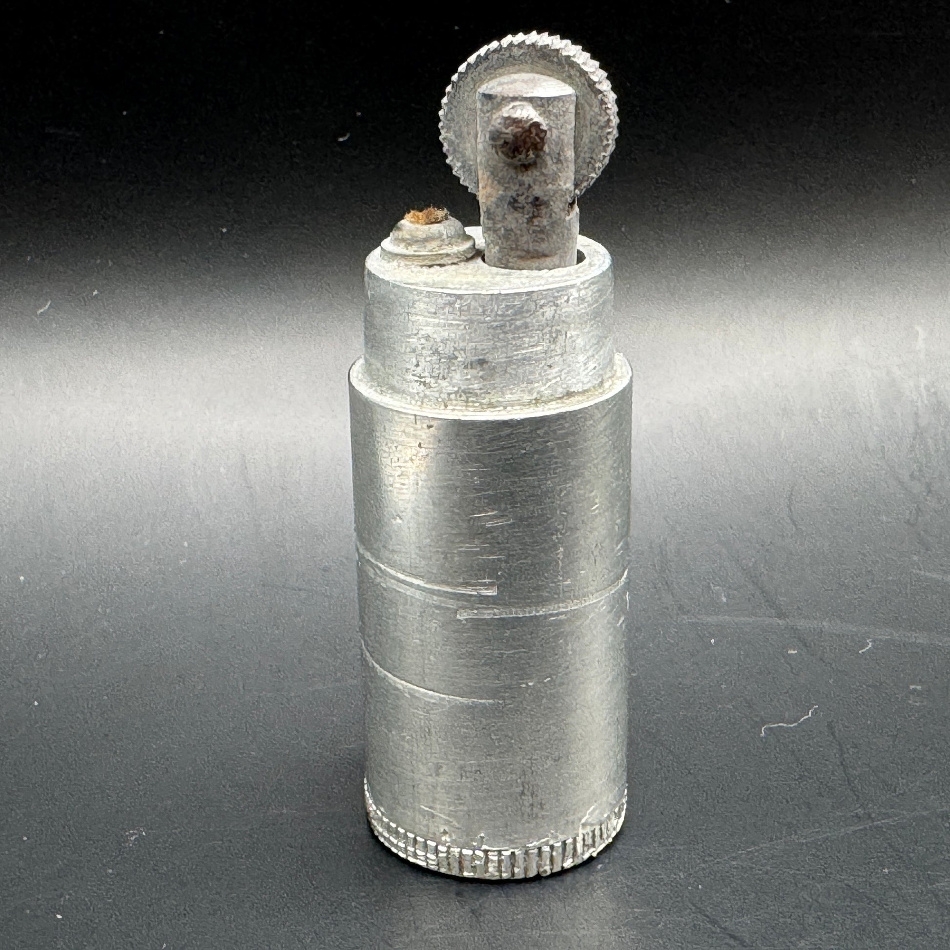WW2 original artifact – WW2 German lighter without the cap – interior detail