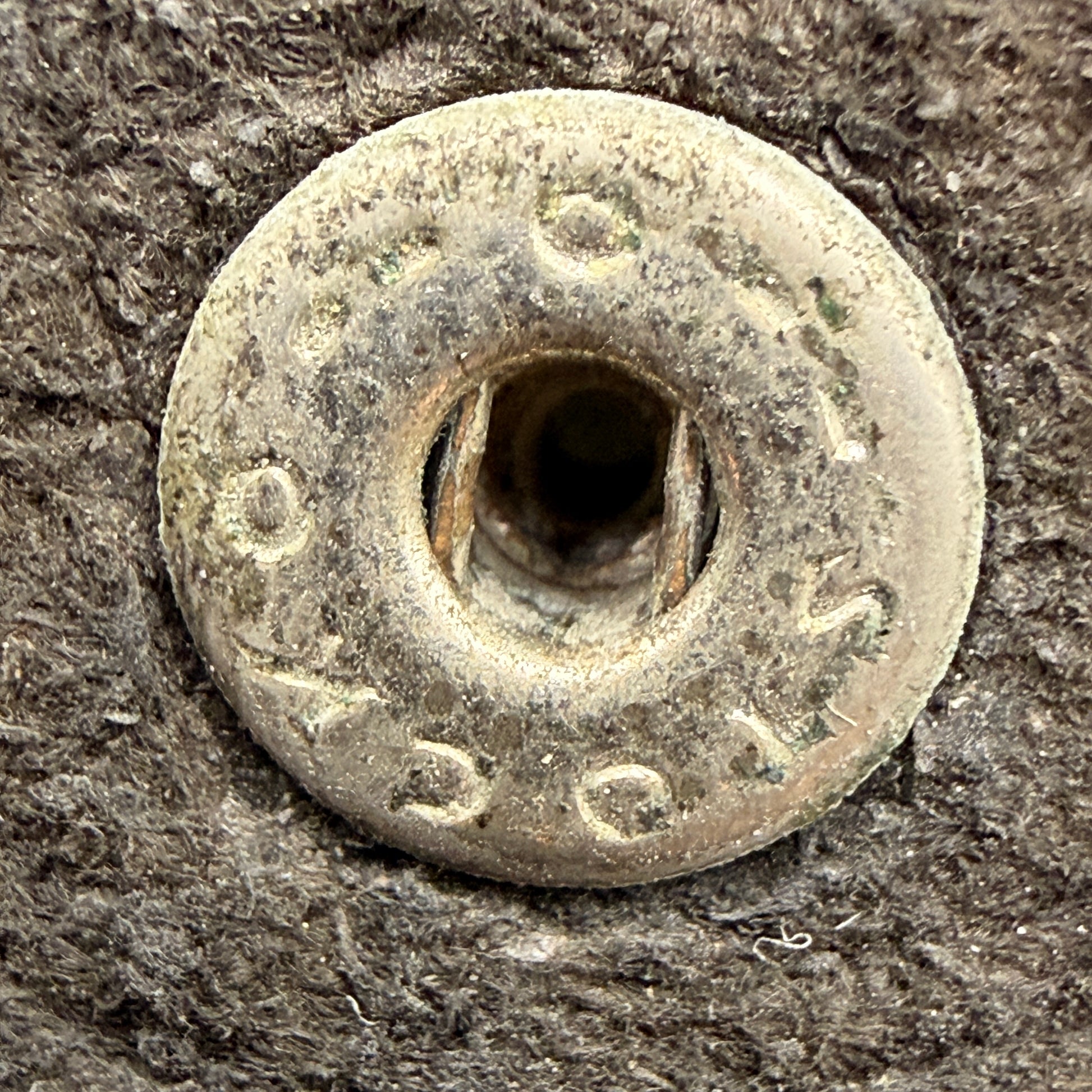 WW2 original artifact – WWII-era leather wallet, featuring a metal Fallschirmjäger-style eagle badge – interior page