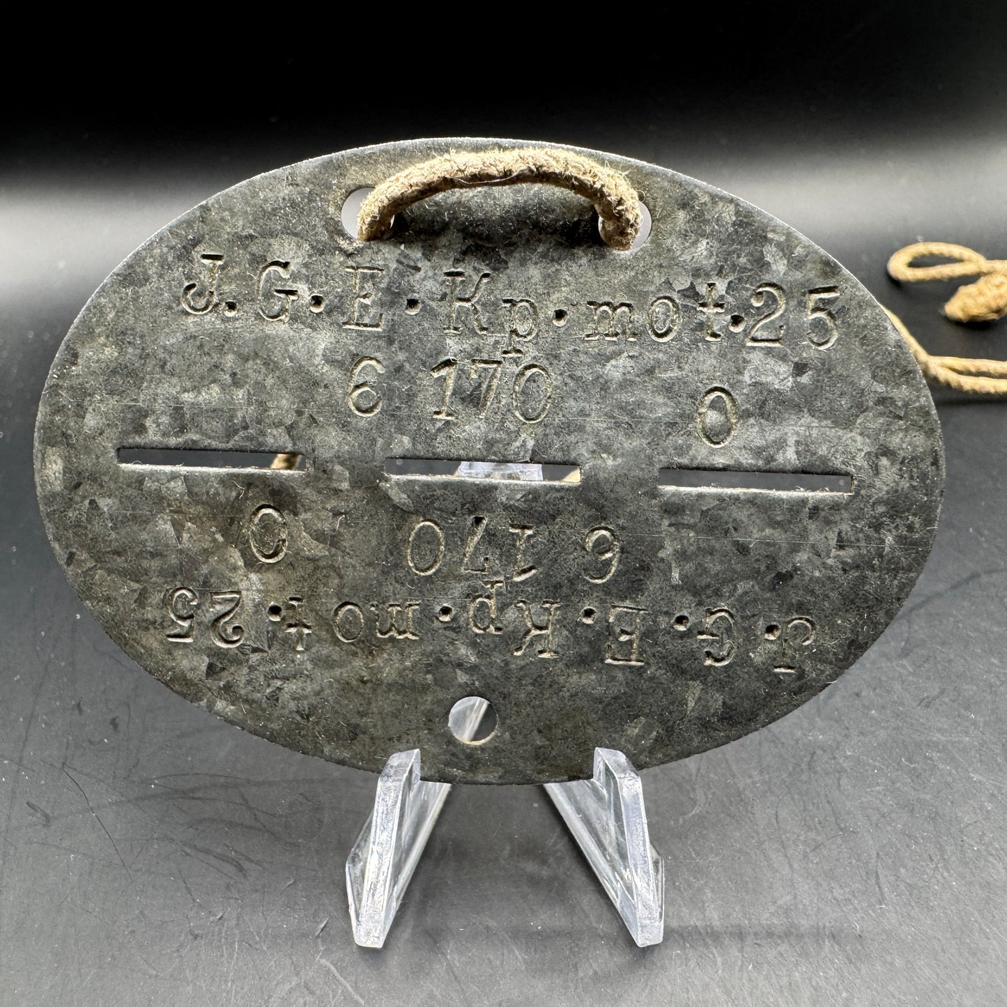 WW2 original artifact – EKM Motorisiertes Inf. Geschütz Ersatz Kompanie 25 – AxisArtifacts