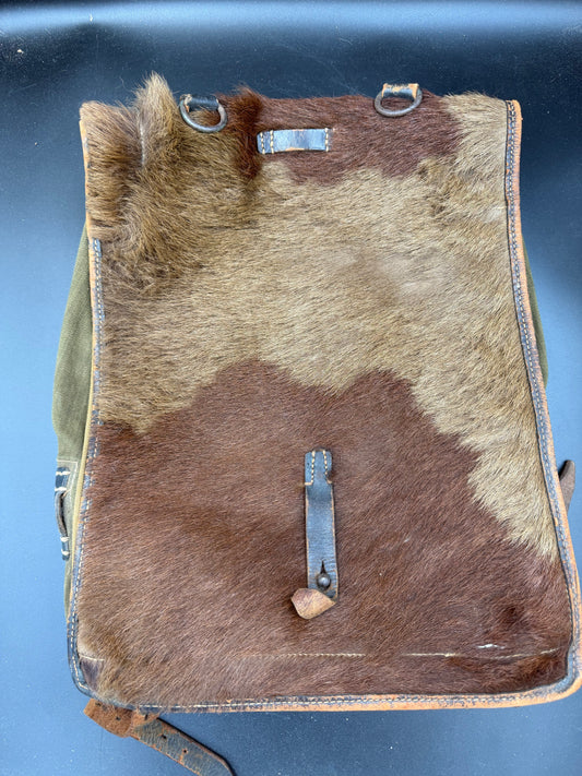 WW2 original artifact – Wehrmacht Tornister (Affe) 1942 Kimnach u Brunn – AxisArtifacts