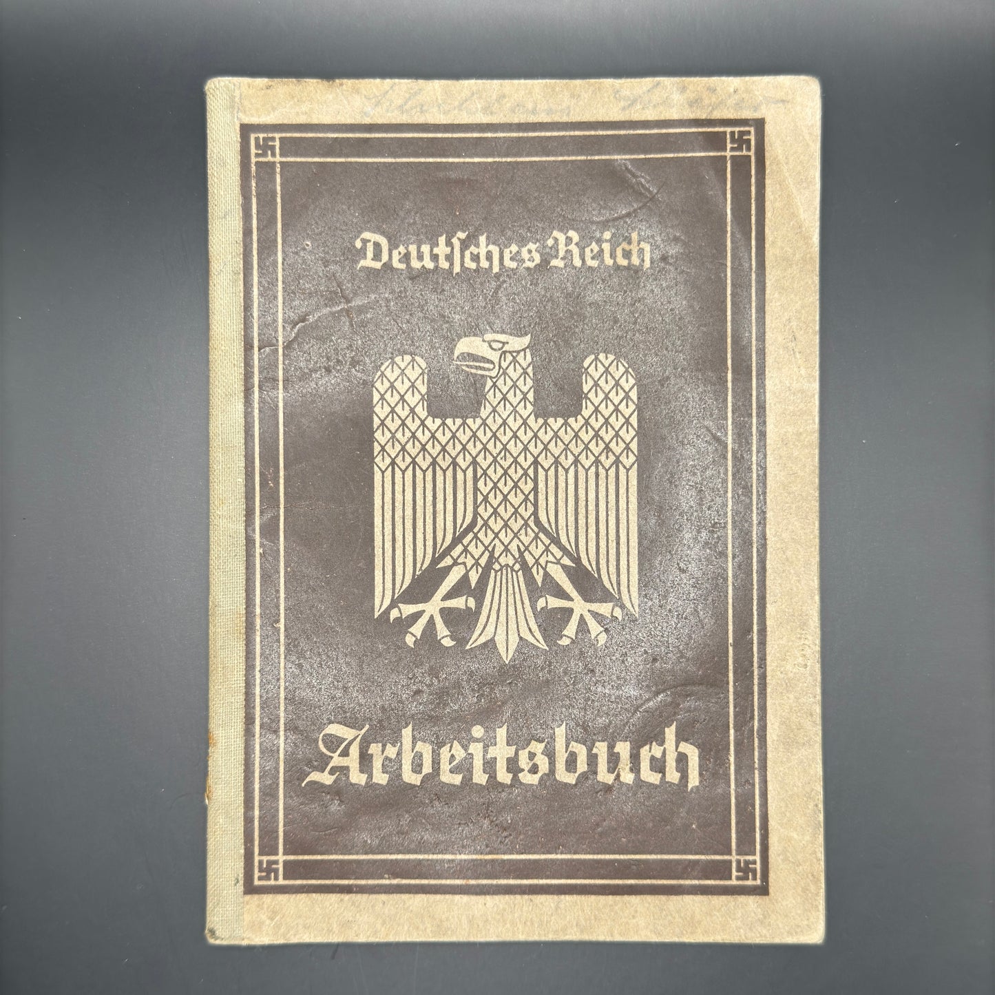 WW2 original artifact – Arbeitsbuch Shoe saleswoman – AxisArtifacts