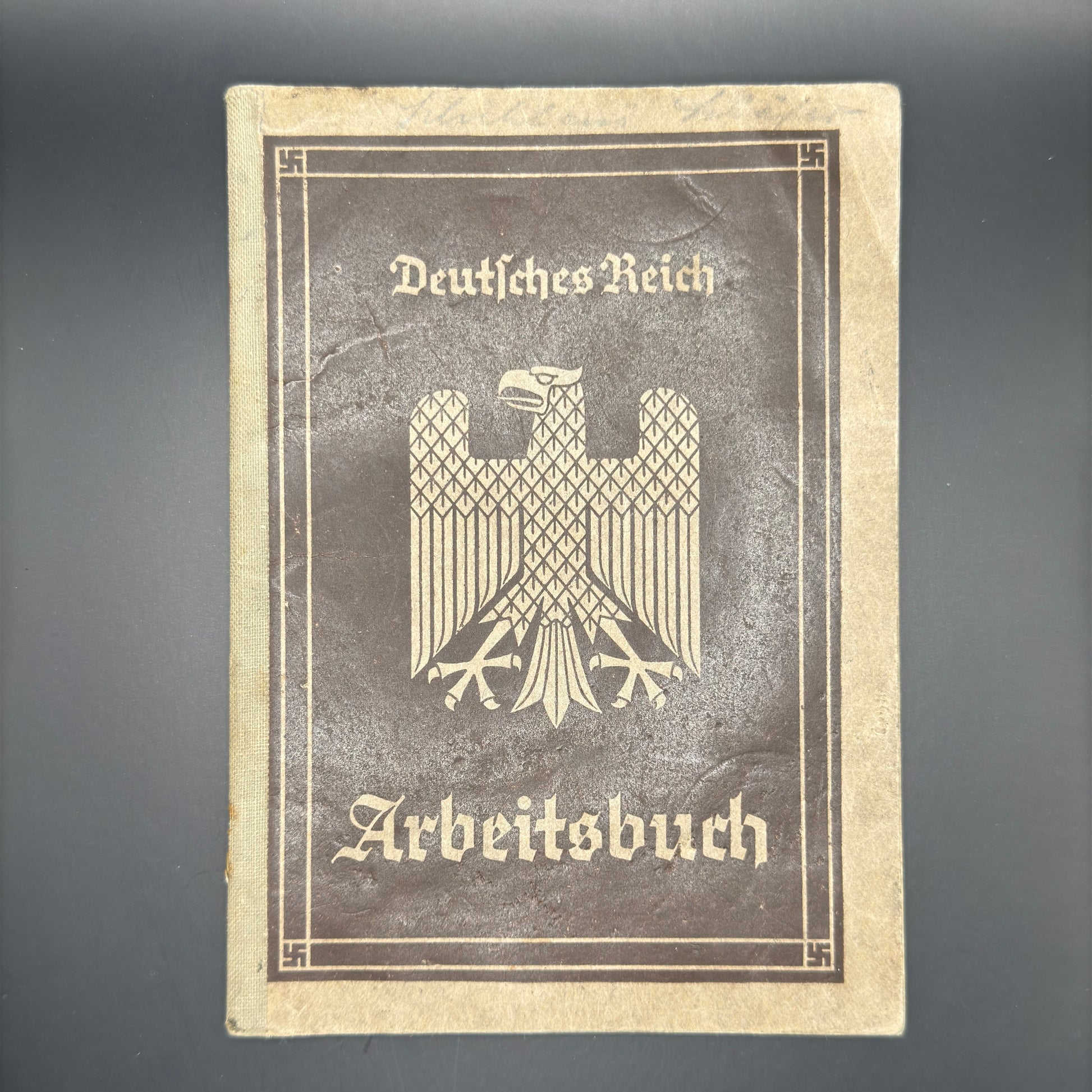 WW2 original artifact – Arbeitsbuch Shoe saleswoman – AxisArtifacts