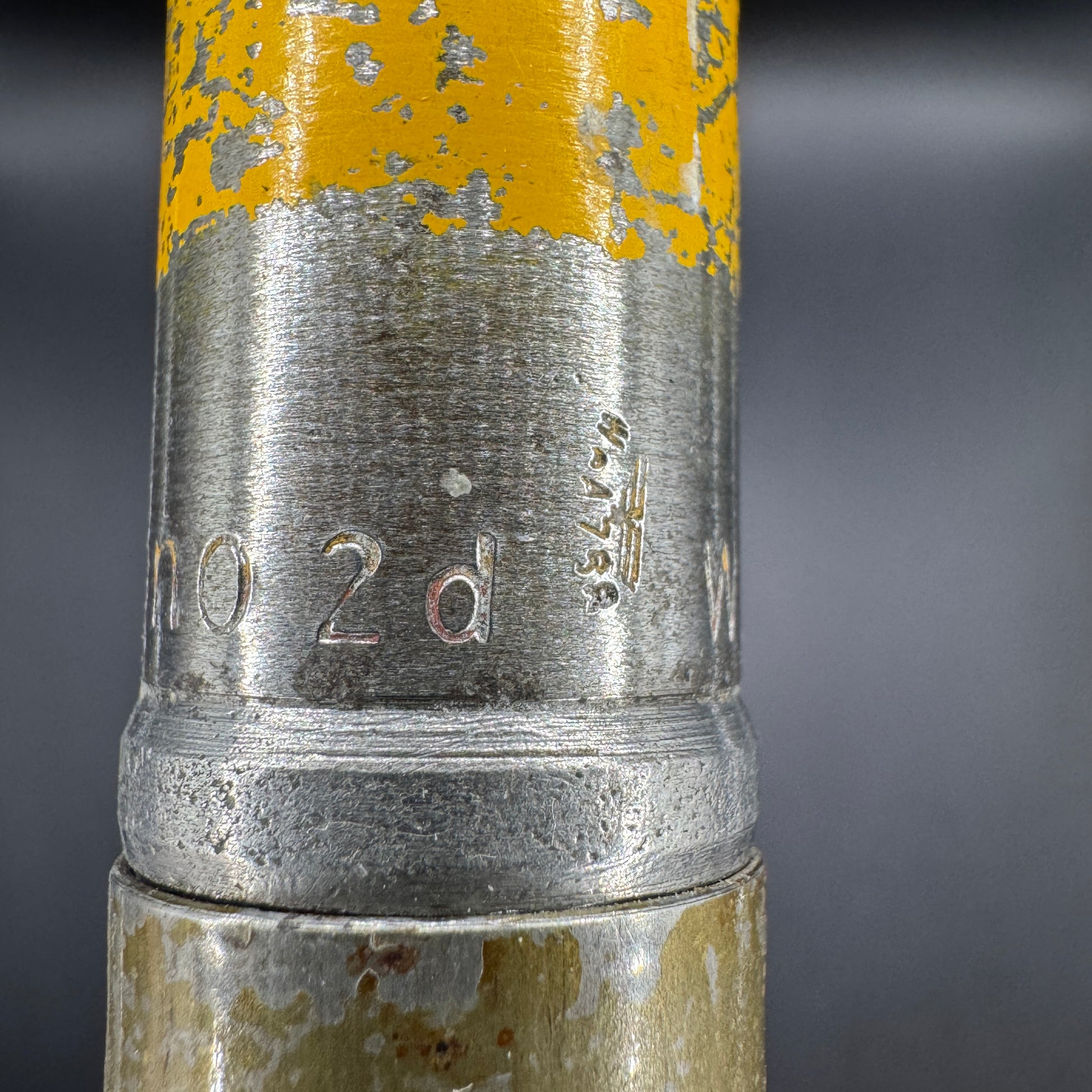 WW2 original artifact – 20mm FLAK High-Explosive Round with Dissected Tracer – interior page