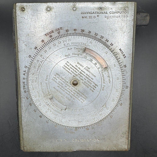 WW2 original artifact – British WW2 RAF Navigation Computor MK III D – AxisArtifacts