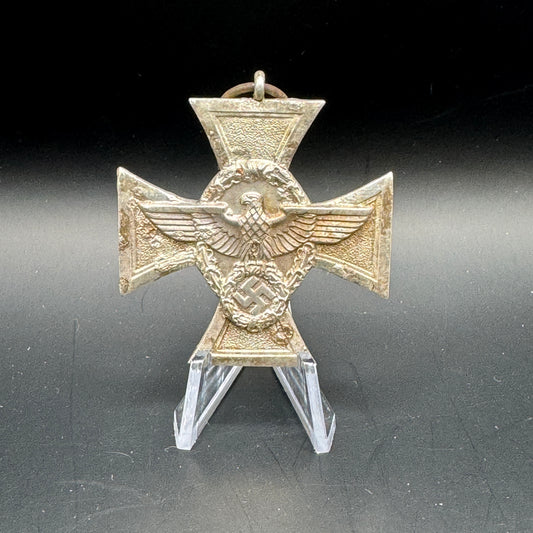 WW2 original artifact – Polizei Dienstauszeichnung 2. Stufe für 18 Jahre – AxisArtifacts