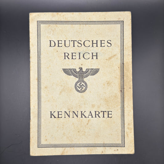WW2 original artifact – Kennkarte 1945 – AxisArtifacts