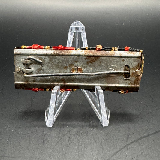 WW2 original artifact – German 2 Position Ribbon Bar (KvK2, Anschluss) – interior detail