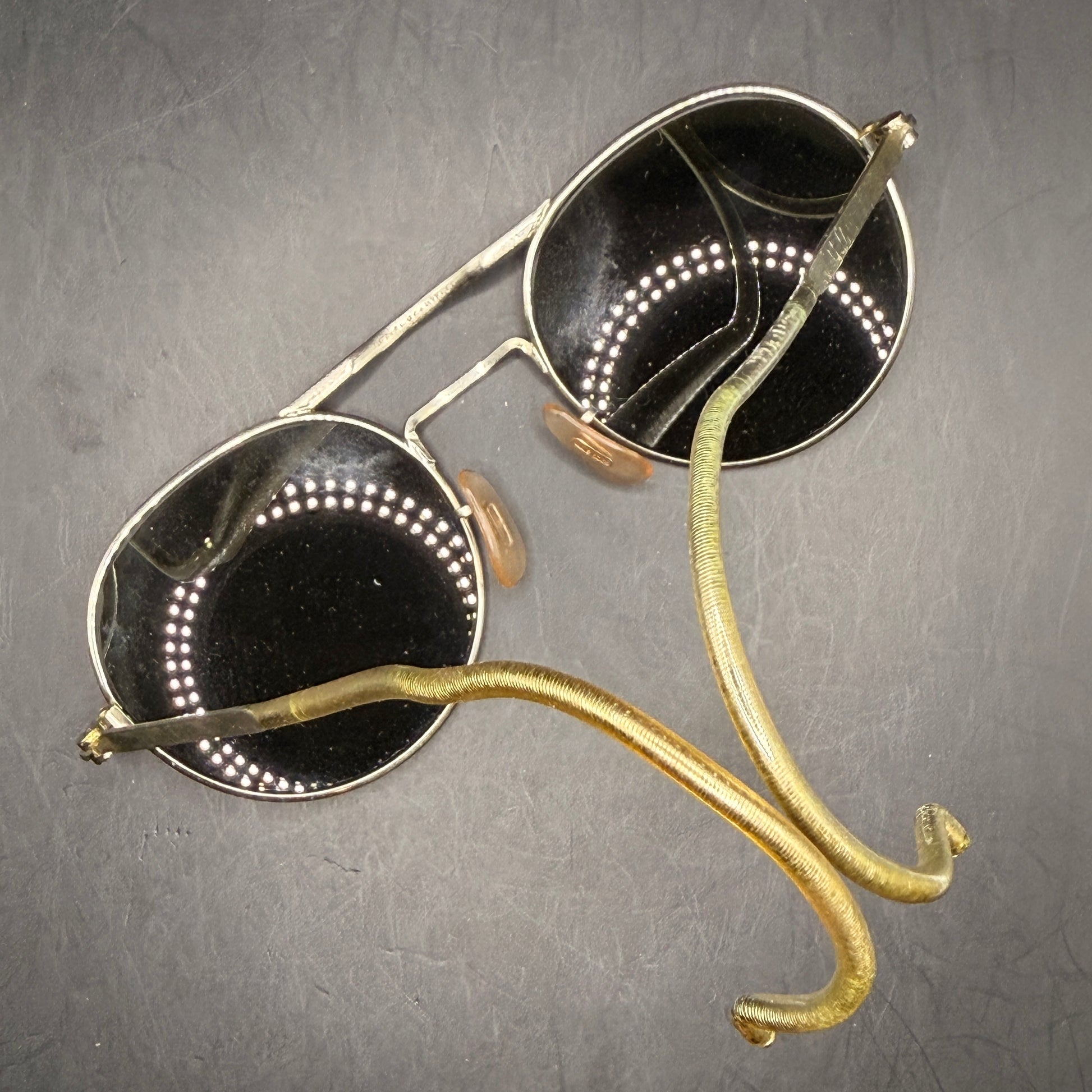 WW2 original artifact – Original 1950s RAF Type G Sunglasses – interior page