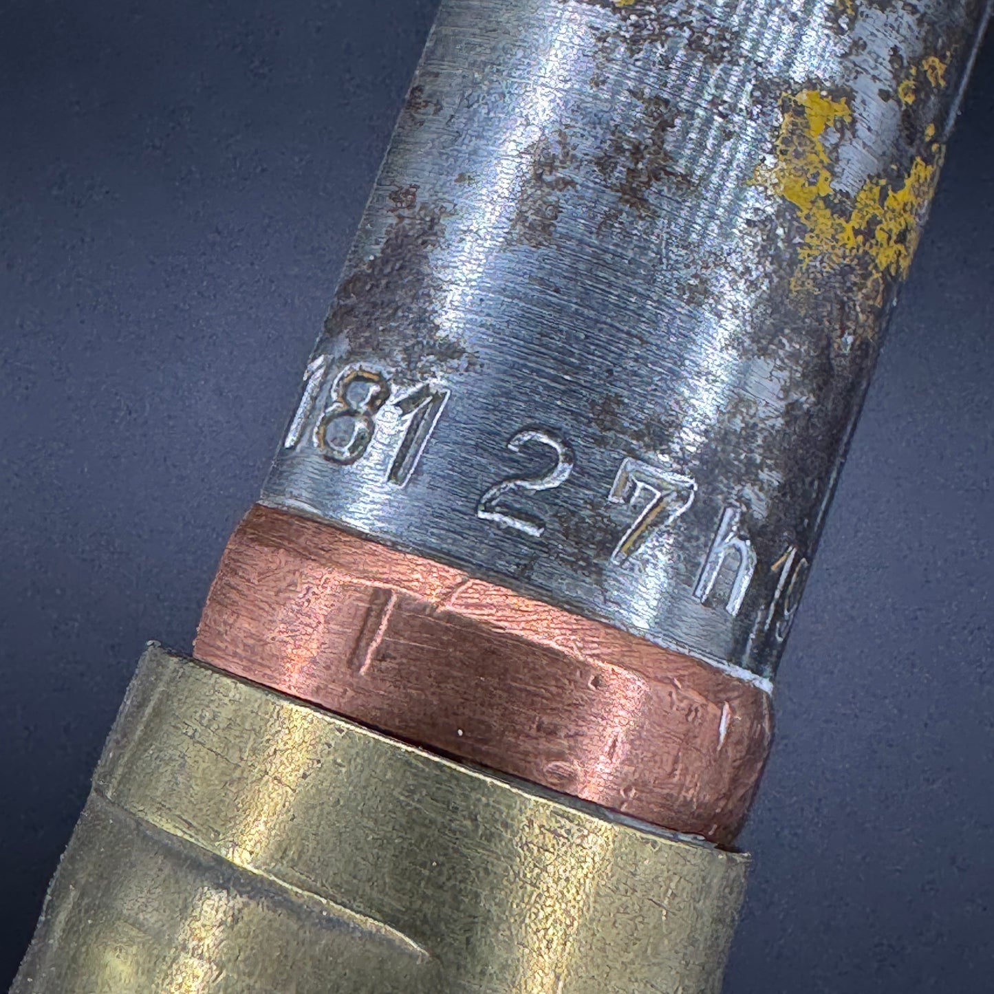 WW2 original artifact – 20mm FLAK High-Explosive Round with Dissected Tracer – interior page