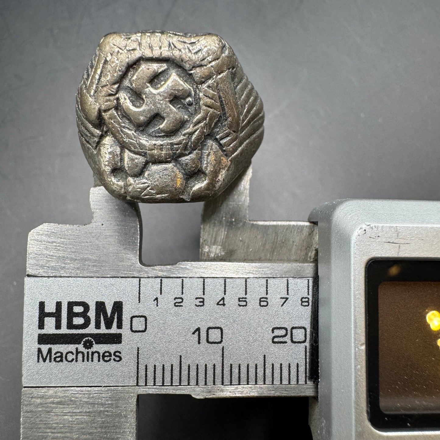 WW2 original artifact – Hitler Youth Leaders' ring 21mm – interior page