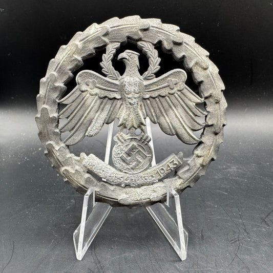 WW2 original artifact – BIG! Standschützenverband Tirol Vorarlberg Abzeichen Meisterschütze – AxisArtifacts