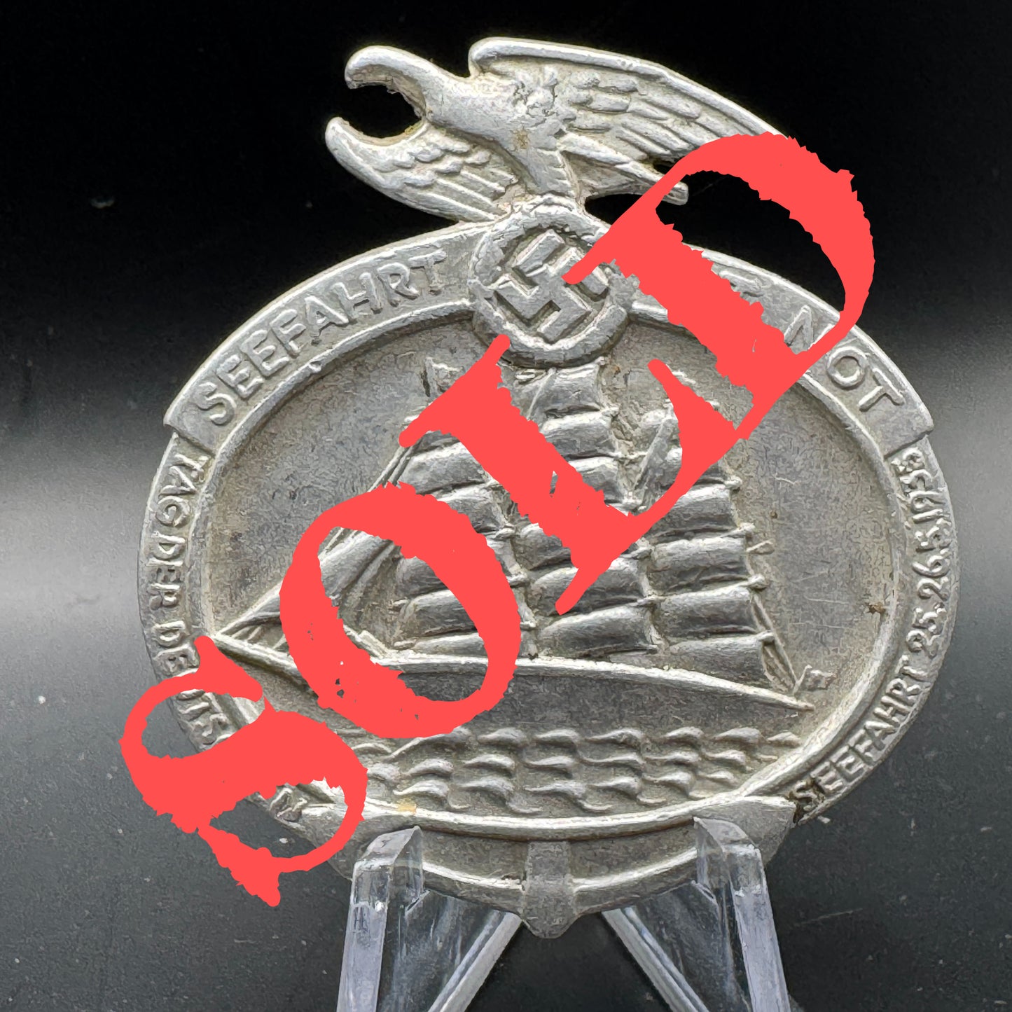 WW2 original artifact – Tag der Deutschen Seefahrt – AxisArtifacts