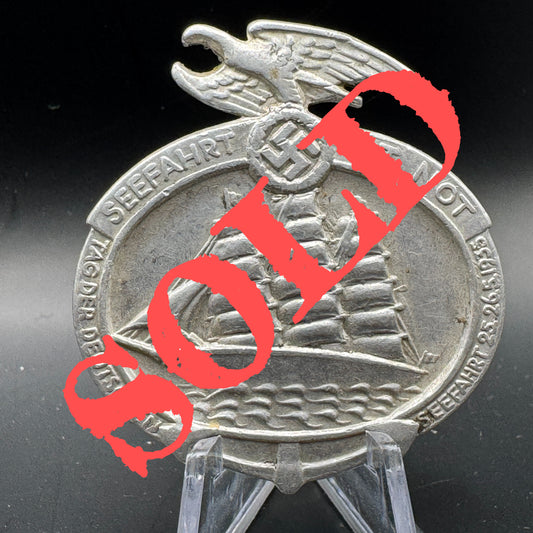 WW2 original artifact – Tag der Deutschen Seefahrt – AxisArtifacts