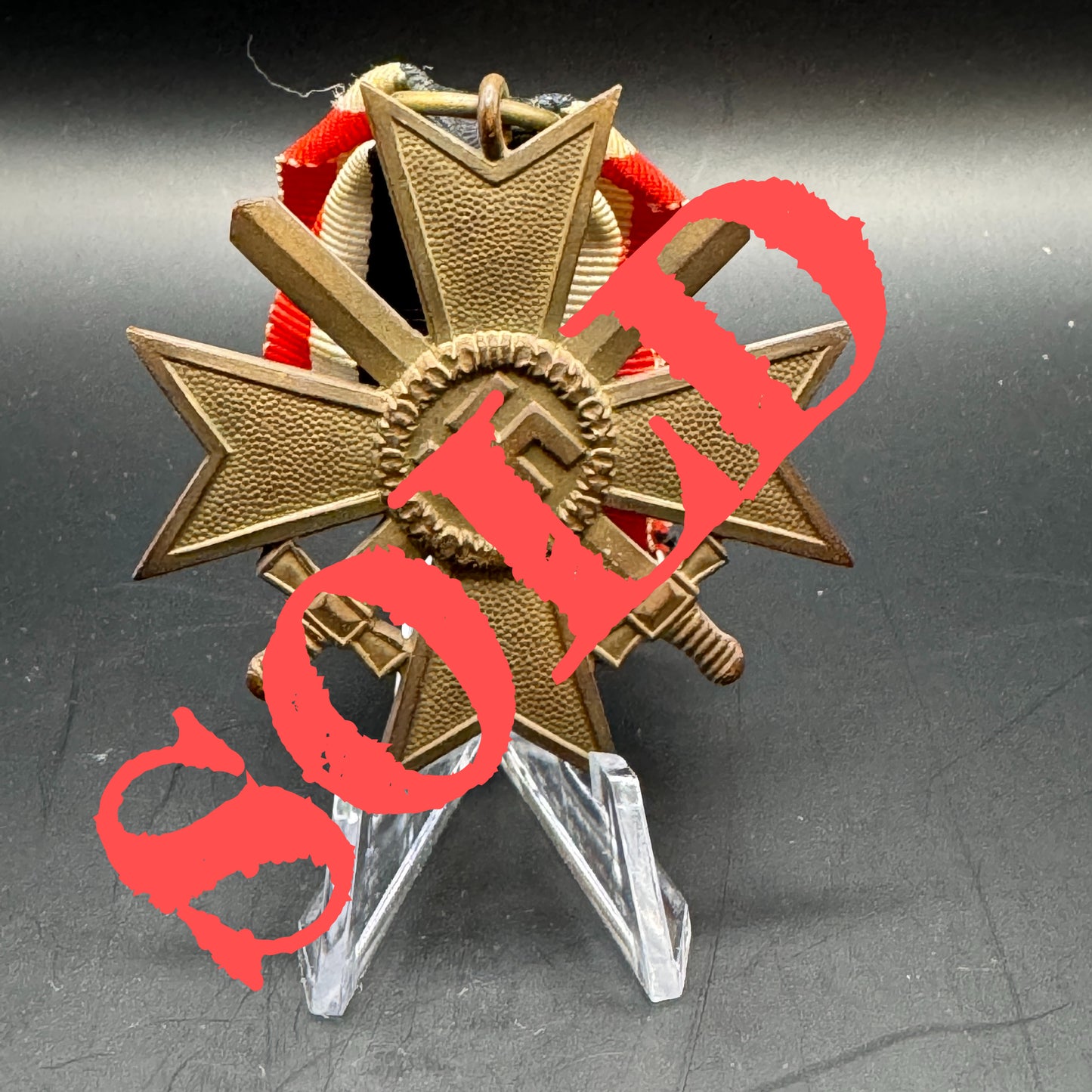 WW2 original artifact – Kriegsverdienst Kreuz mit Schwerten – AxisArtifacts