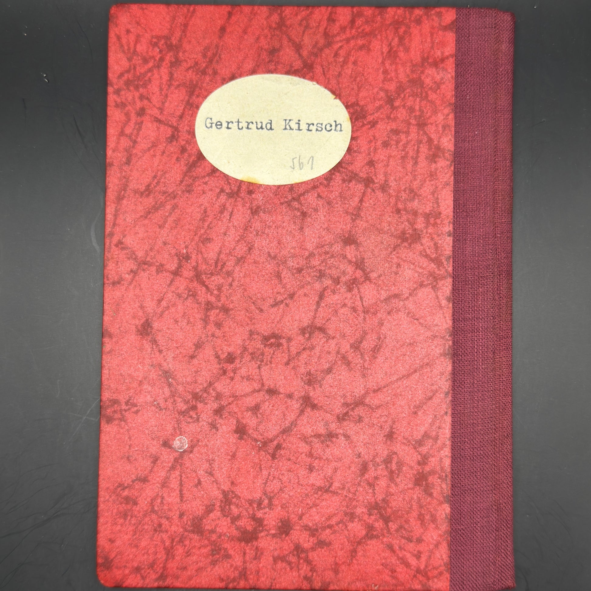 WW2 original artifact – German Labour Front member book – interior detail