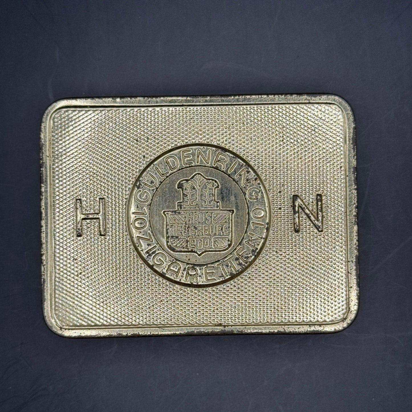 WW2 original artifact – WW2 German Haus Neuerburg cigarette case small – AxisArtifacts