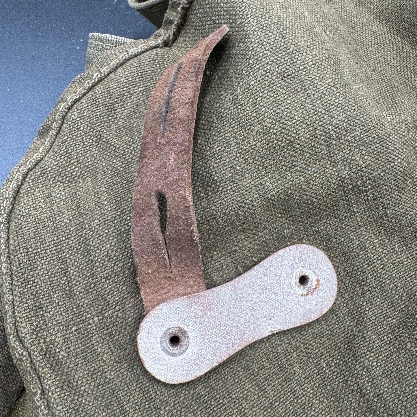 WW2 original artifact – Brotbeutel Modell 1944 – interior page