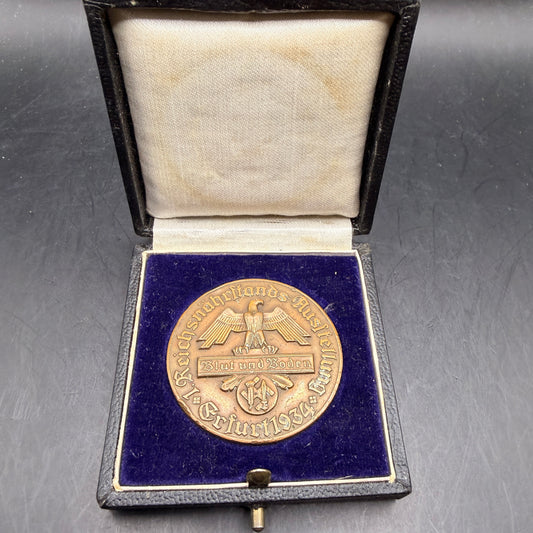 WW2 original artifact – Blut und Boden Erfurt 1934 Butter 38mm – AxisArtifacts