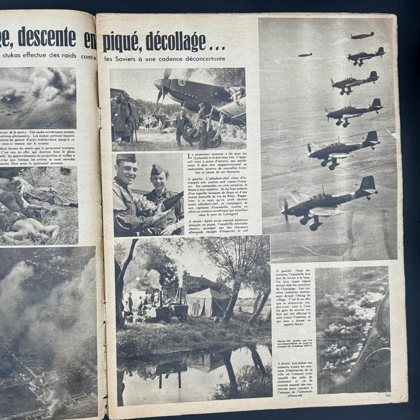 WW2 original artifact – Der Adler Aug 1942: French special!! – interior title page