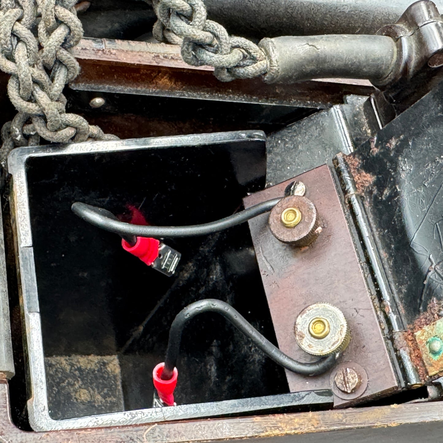 WW2 original artifact – Working German Field Telephone (FF33) 1943 – interior page