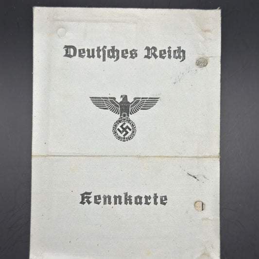 WW2 original artifact – Kennkarte Anton Müller 1940 – AxisArtifacts