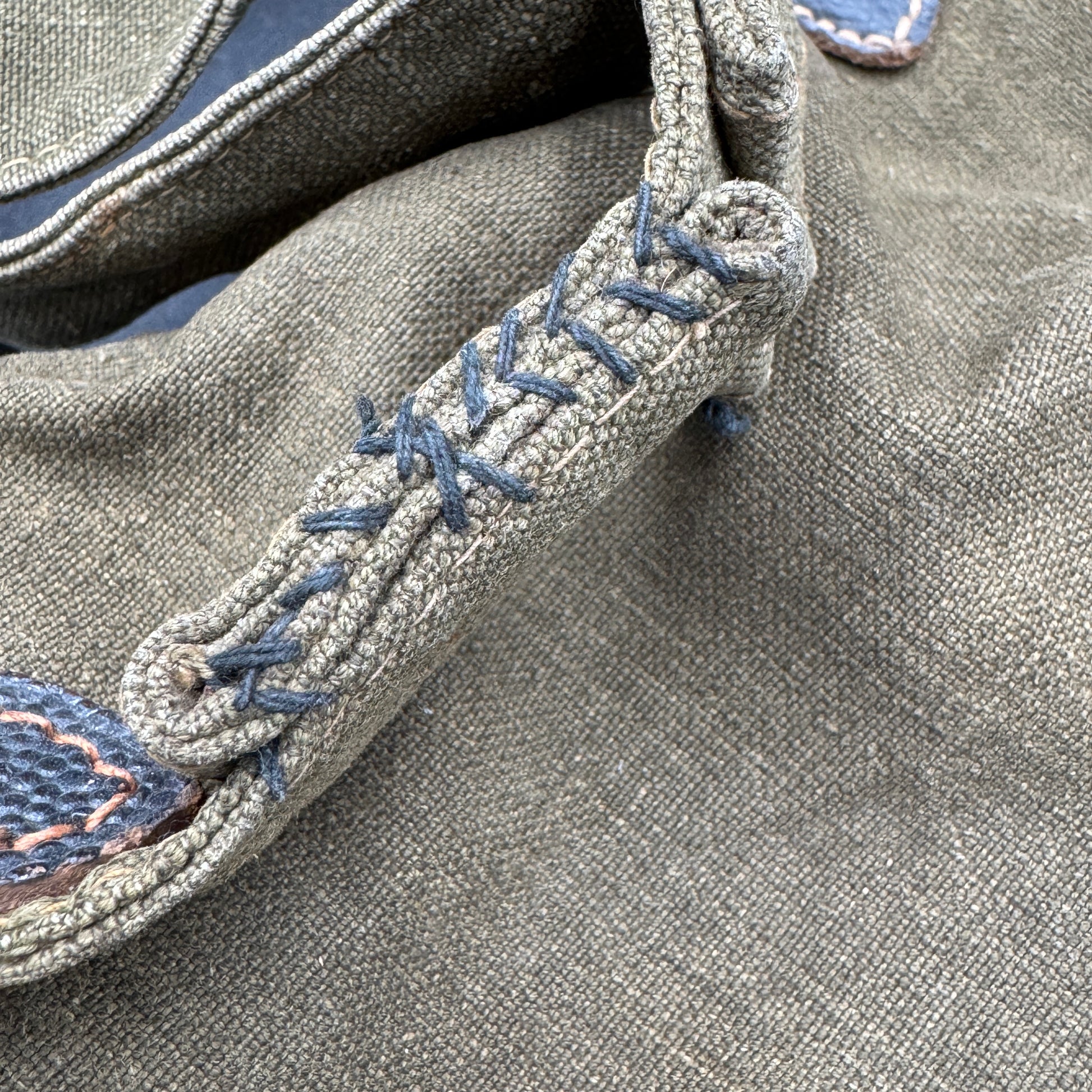 WW2 original artifact – Brotbeutel Modell 1944 – interior page