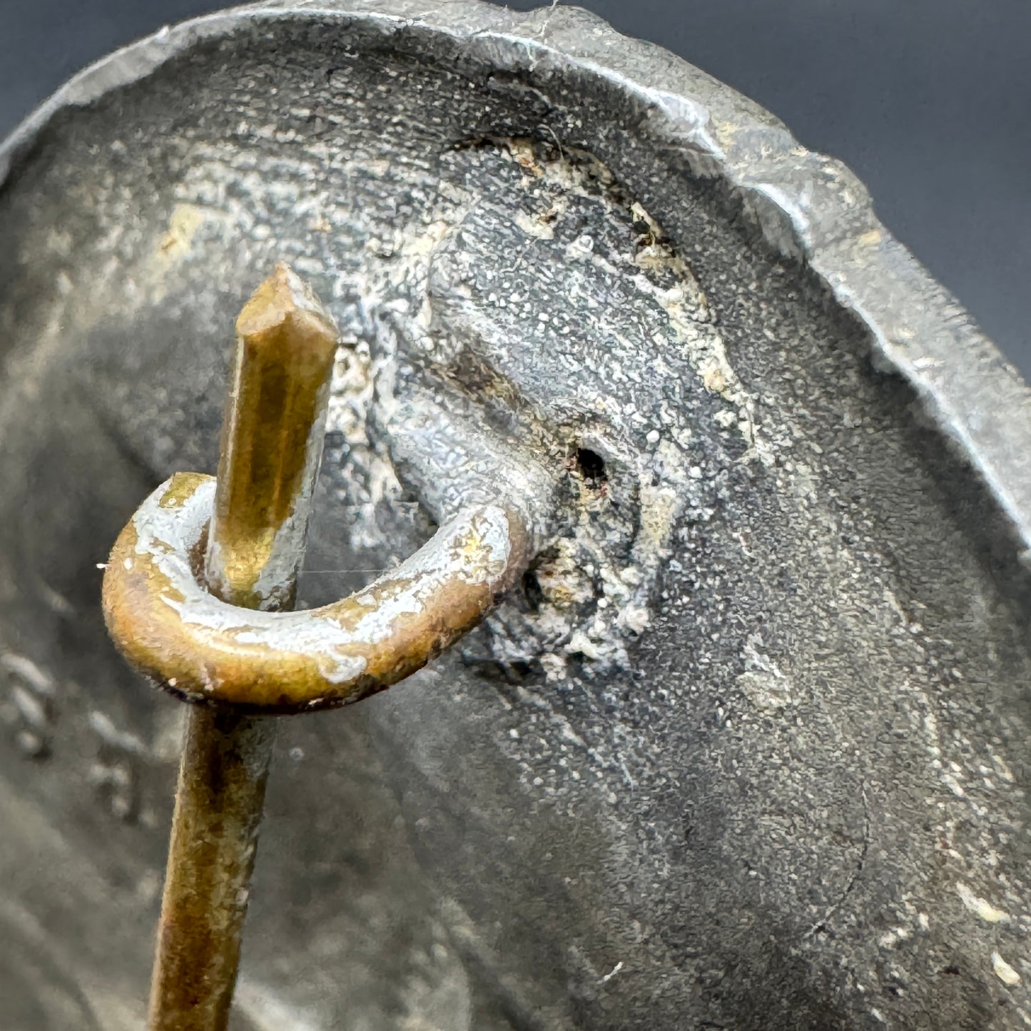 WW2 original artifact – Panzerkampfabzeichen Rudolf Richter Schlag RRS – interior page