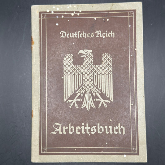 WW2 original artifact – Arbeitsbuch 1936 – AxisArtifacts