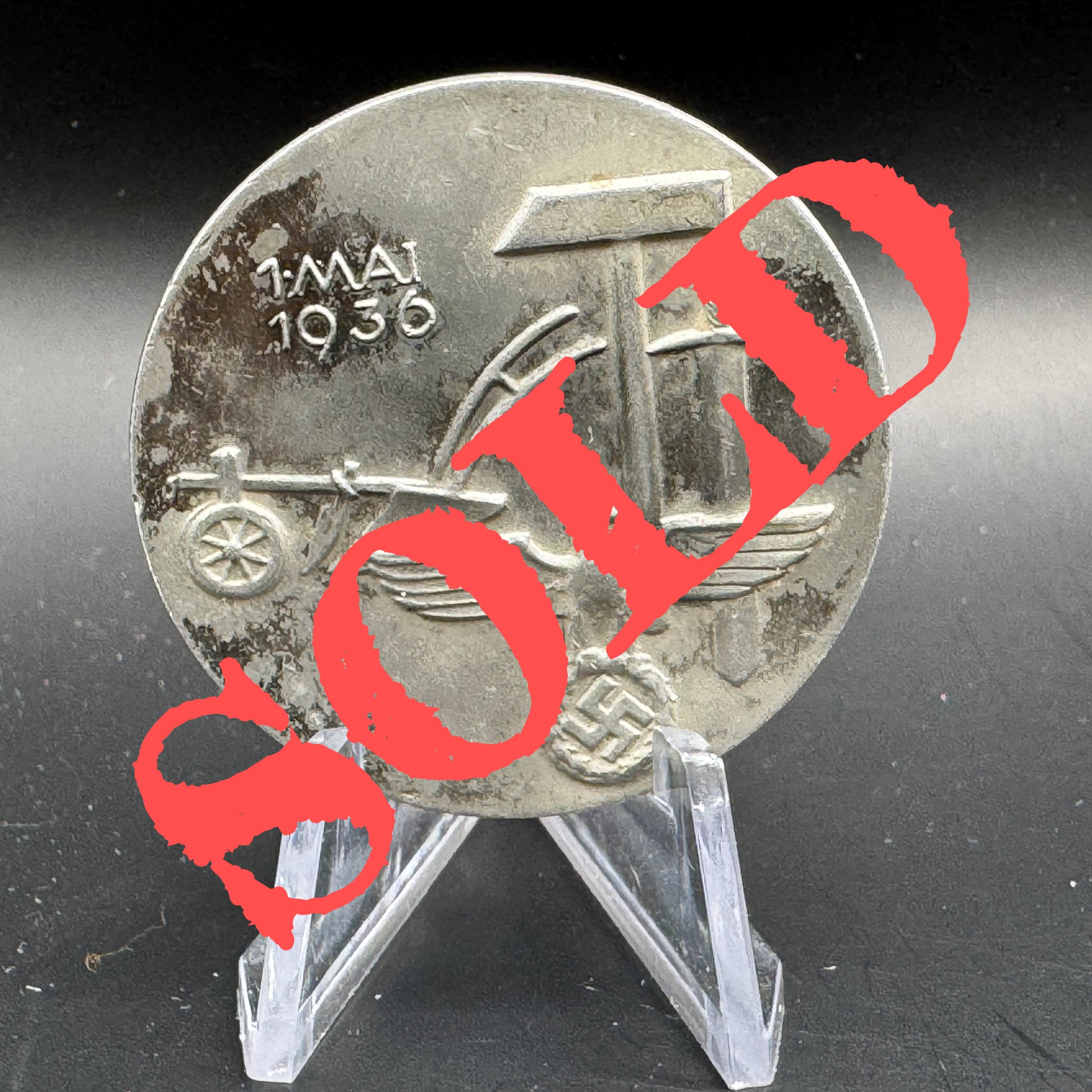 WW2 original artifact – Tag der Arbeit 1936 Herman Bauer – AxisArtifacts