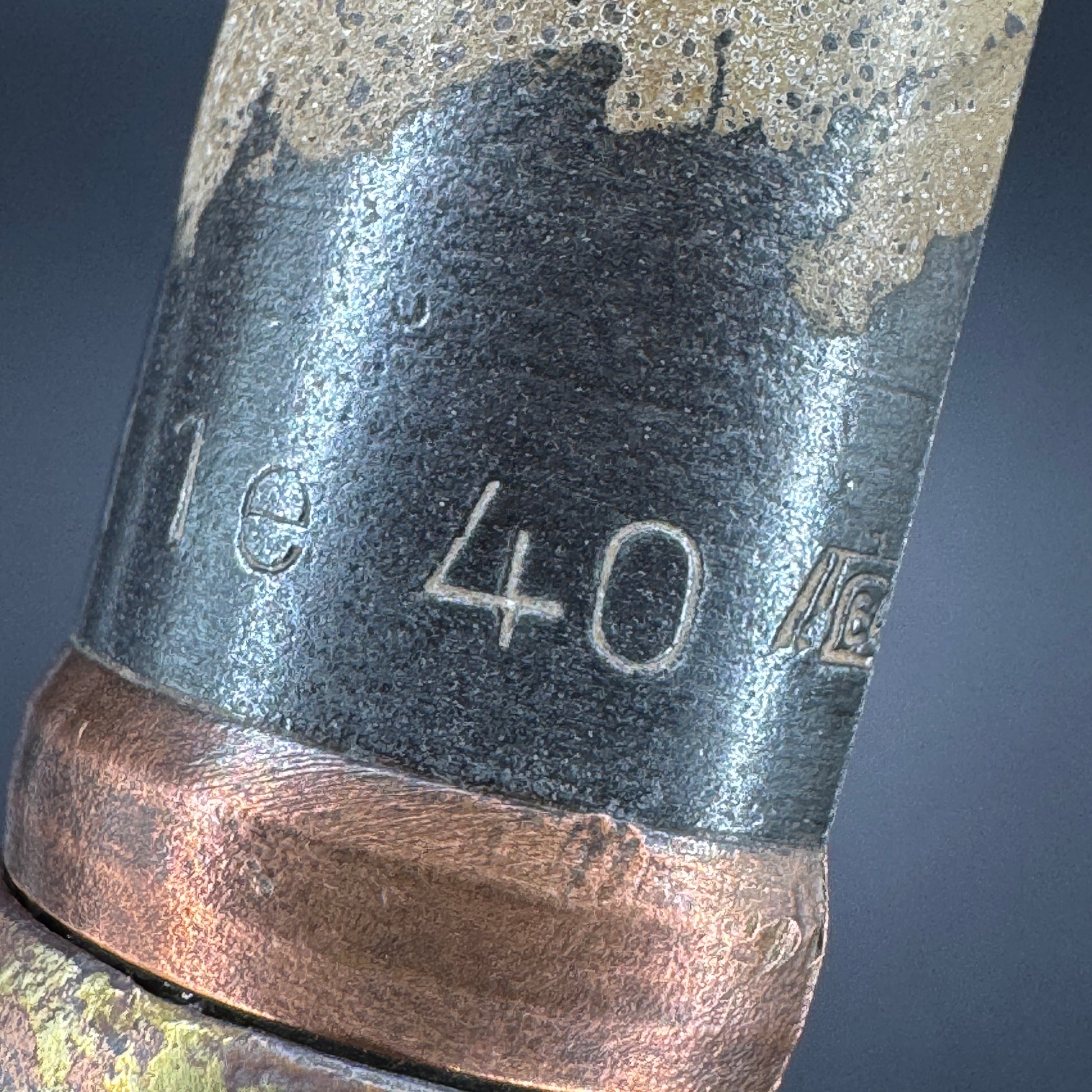 WW2 original artifact – 20mm FLAK High-Explosive Round with Dissected Tracer – interior page