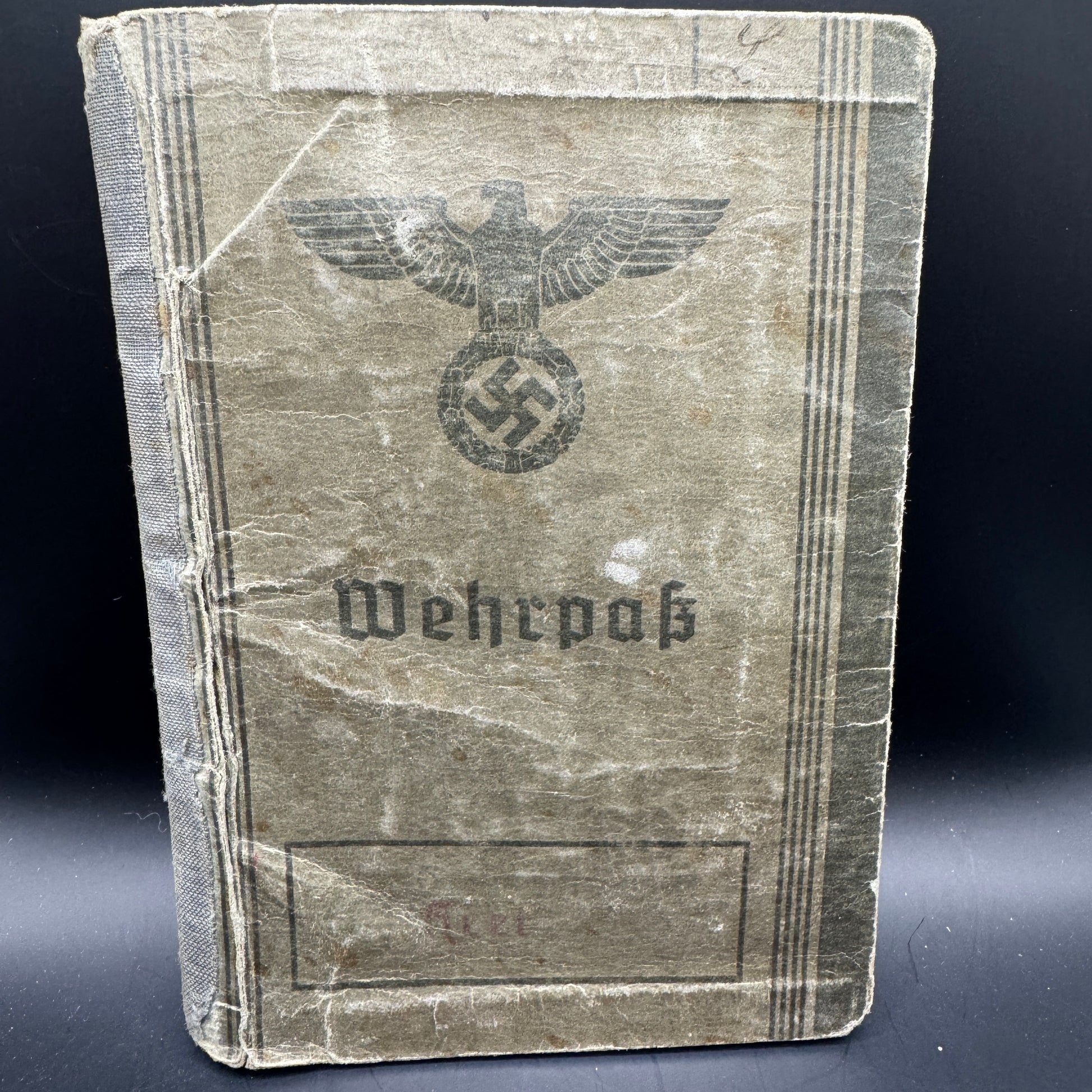 WW2 original artifact – Wehrpass with spionage order! WWI Infanterie & WWII Bau Battalion – AxisArtifacts