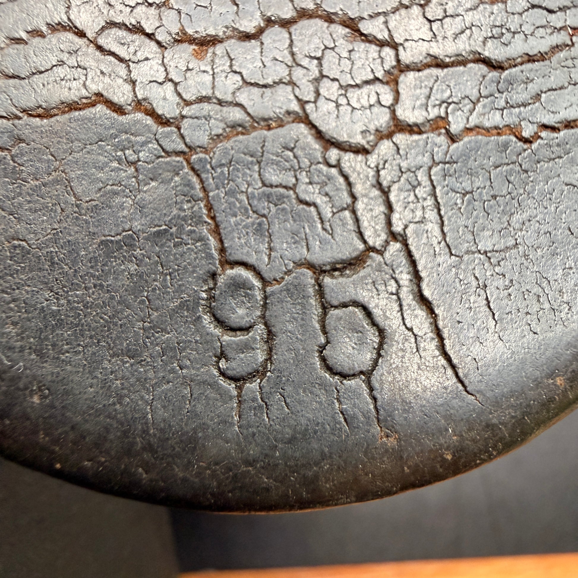 WW2 original artifact – Denazified RAD Belt Buckle (Herman Aurich 1937) with Original 95 cm Leather Belt – interior page