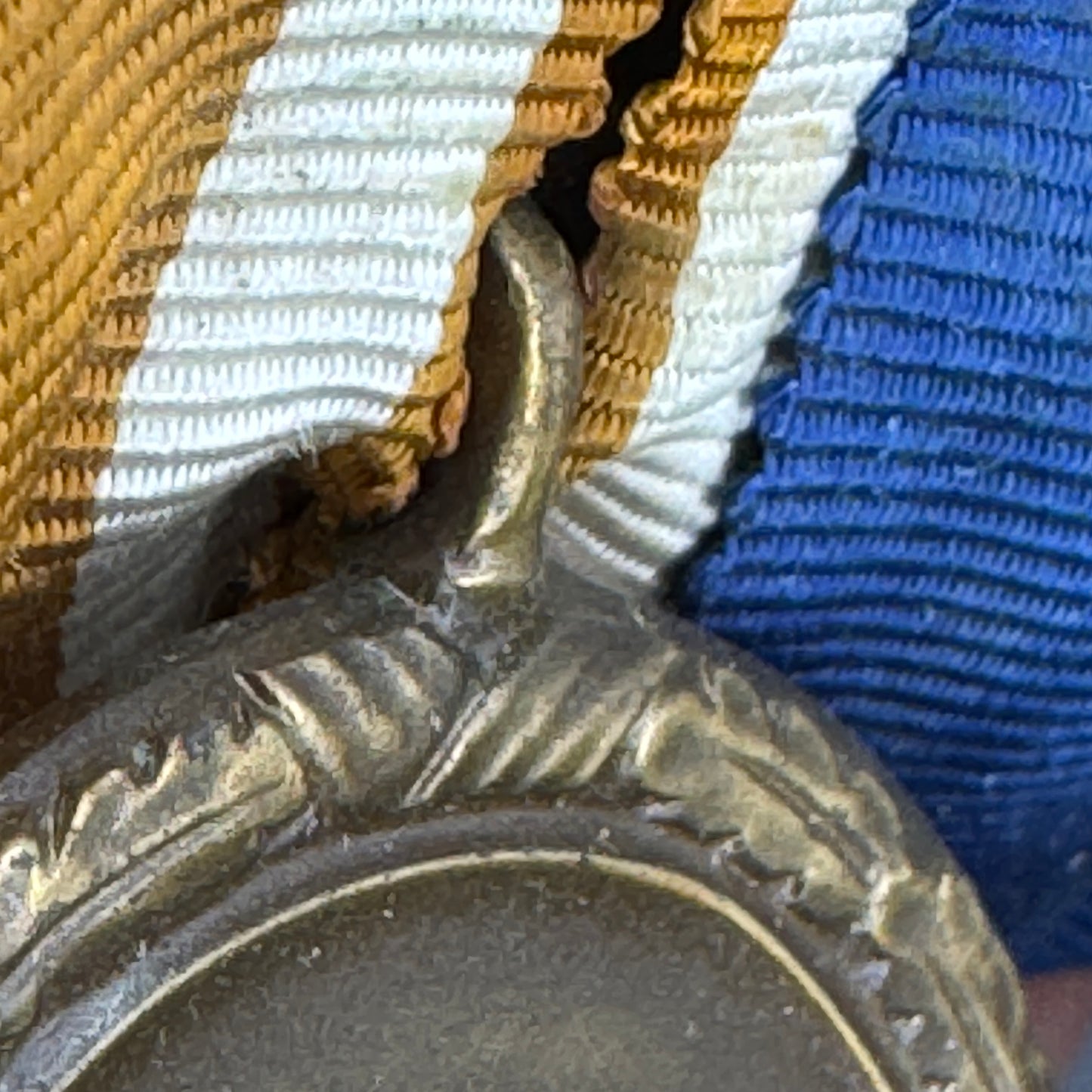 WW2 original artifact – 3-er Spange KVK2, RAD, Westwall with box – interior page