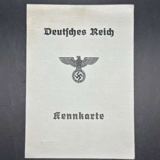 WW2 original artifact – Kennkarte Anna Weller – AxisArtifacts