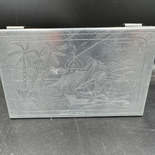 WW2 original artifact – Trenchart Tunis 1942 – interior detail