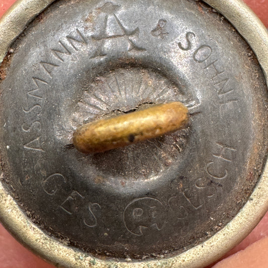 WW2 original artifact – Six NSDAP buttons – interior detail