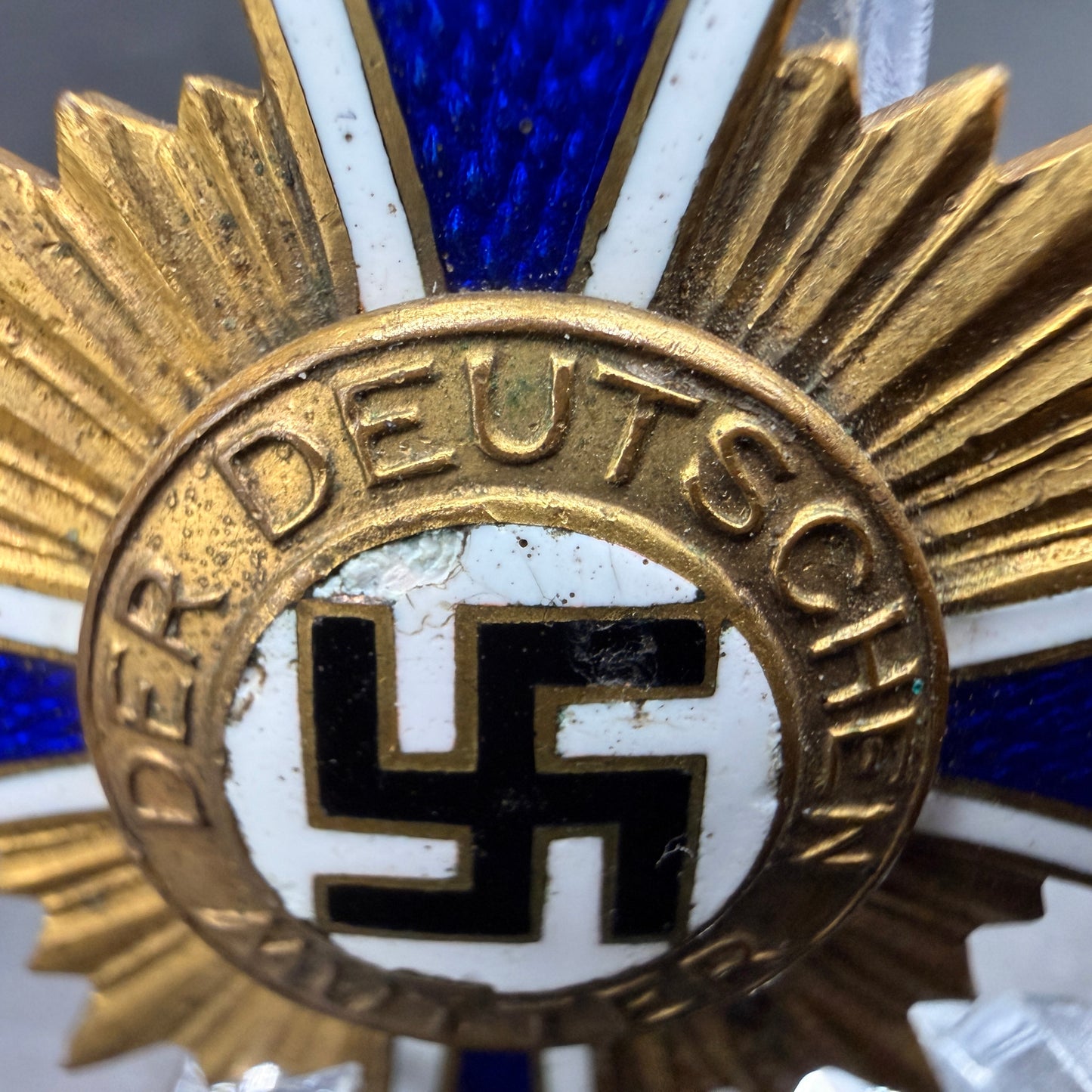 WW2 original artifact – Mutter Kreuz Gold (short ribbon) – interior title page