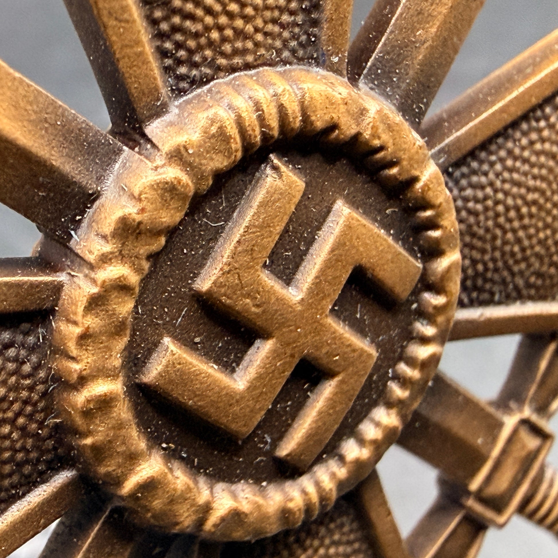 WW2 original artifact – Kriegsverdienst Kreuz with swords (KVK2) – interior page