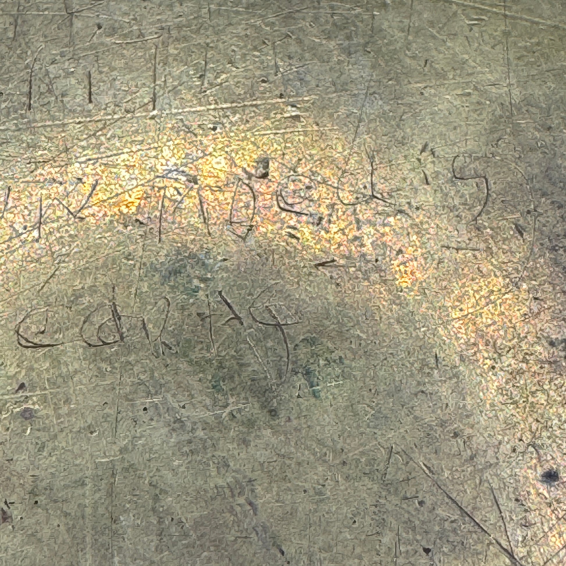 WW2 original artifact – Reichsadler wax seal stamp – interior page