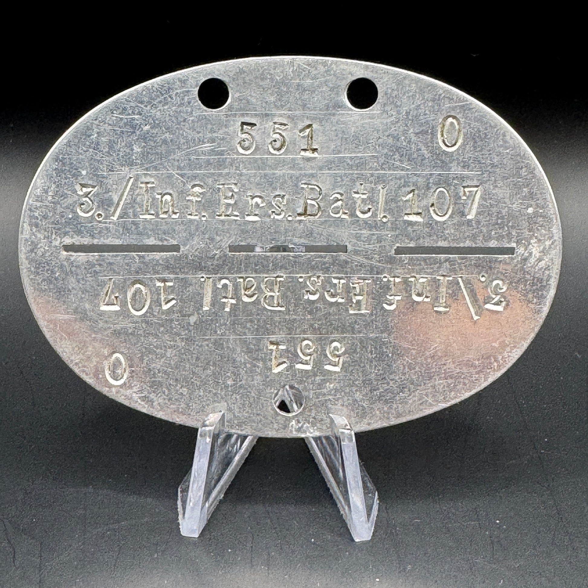 WW2 original artifact – EKM 3 Infanterie Ersatz Batterie 107 – AxisArtifacts