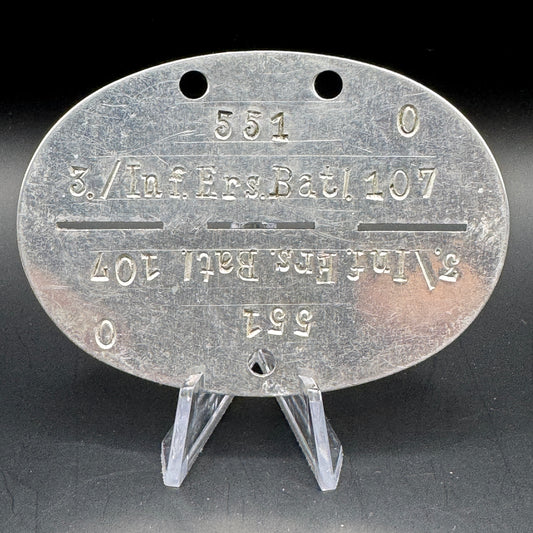 WW2 original artifact – EKM 3 Infanterie Ersatz Batterie 107 – AxisArtifacts
