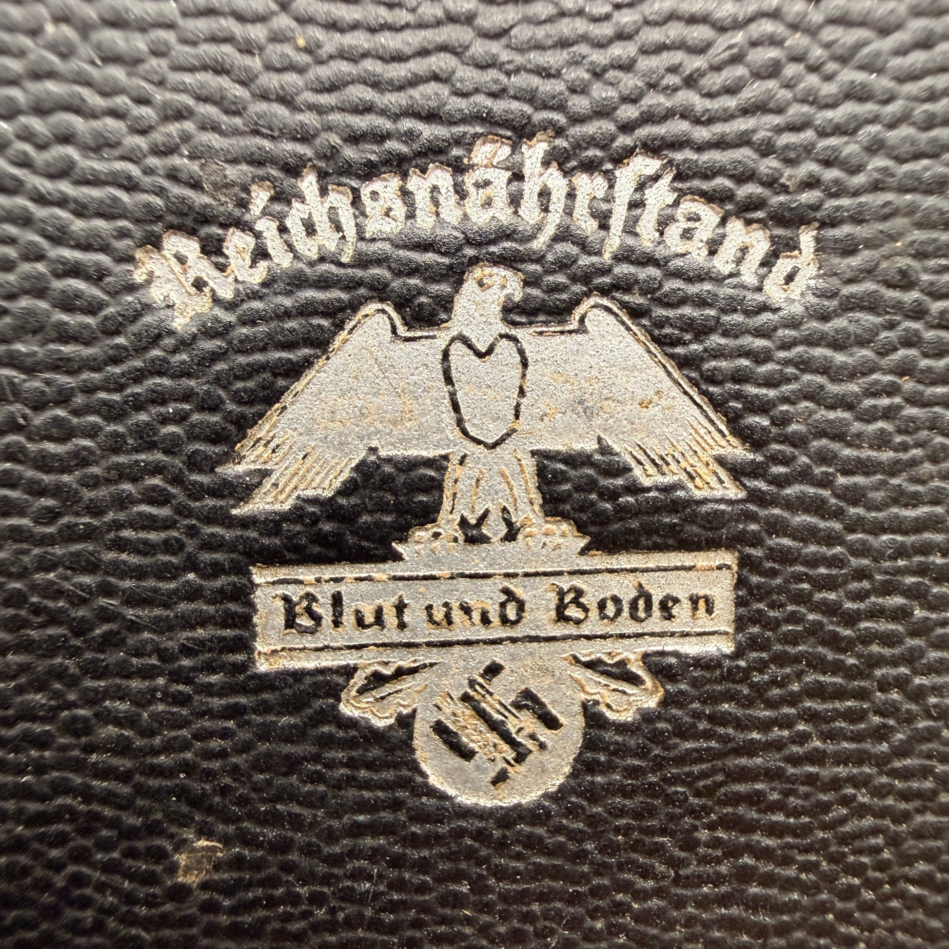 WW2 original artifact – Blut und Boden Erfurt 1934 Butter 38mm – interior page