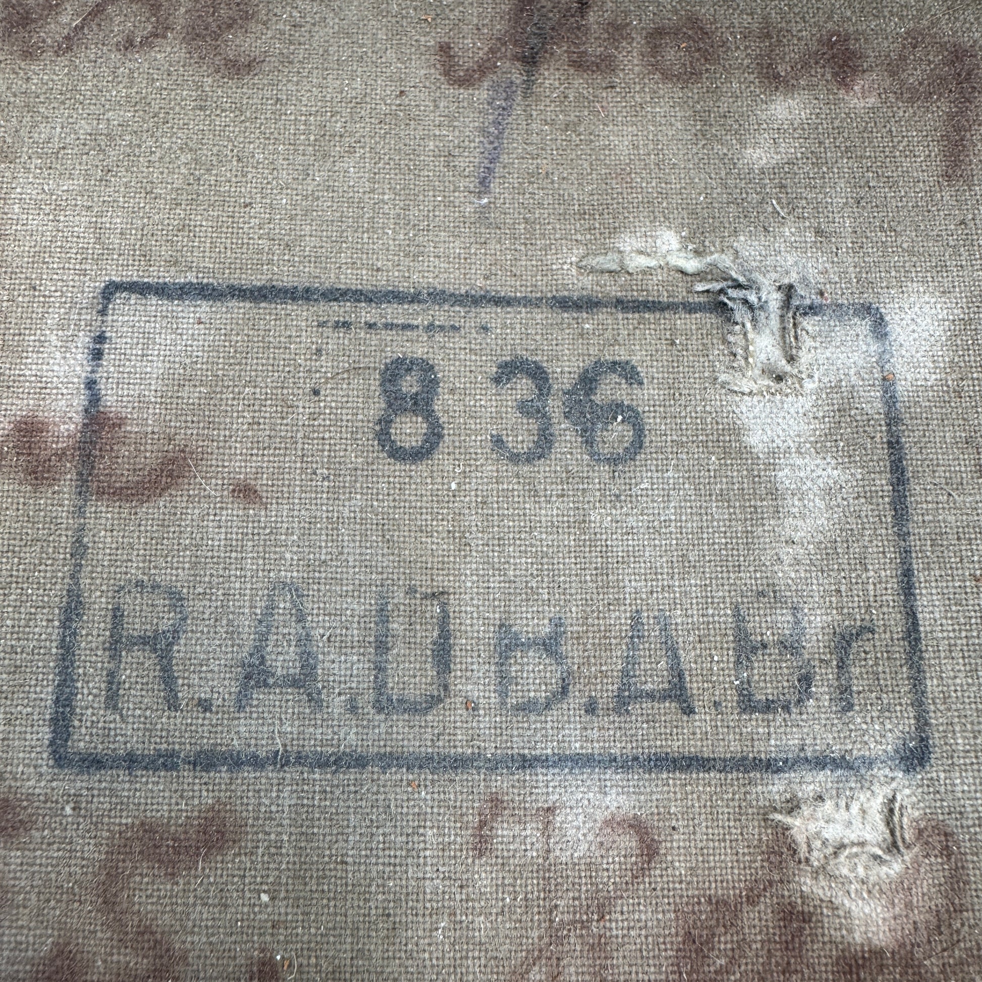 WW2 original artifact – RAD Tornister – interior page