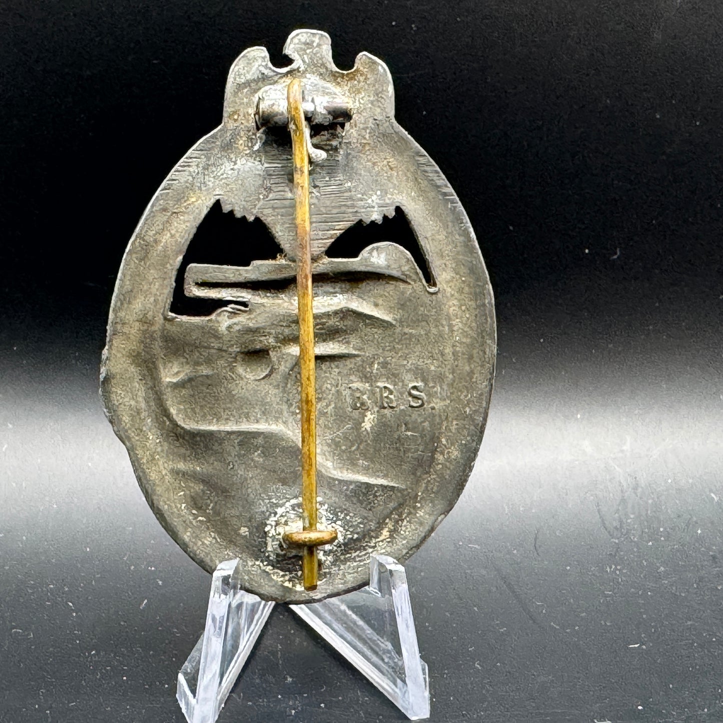 WW2 original artifact – Panzerkampfabzeichen Rudolf Richter Schlag RRS – interior page