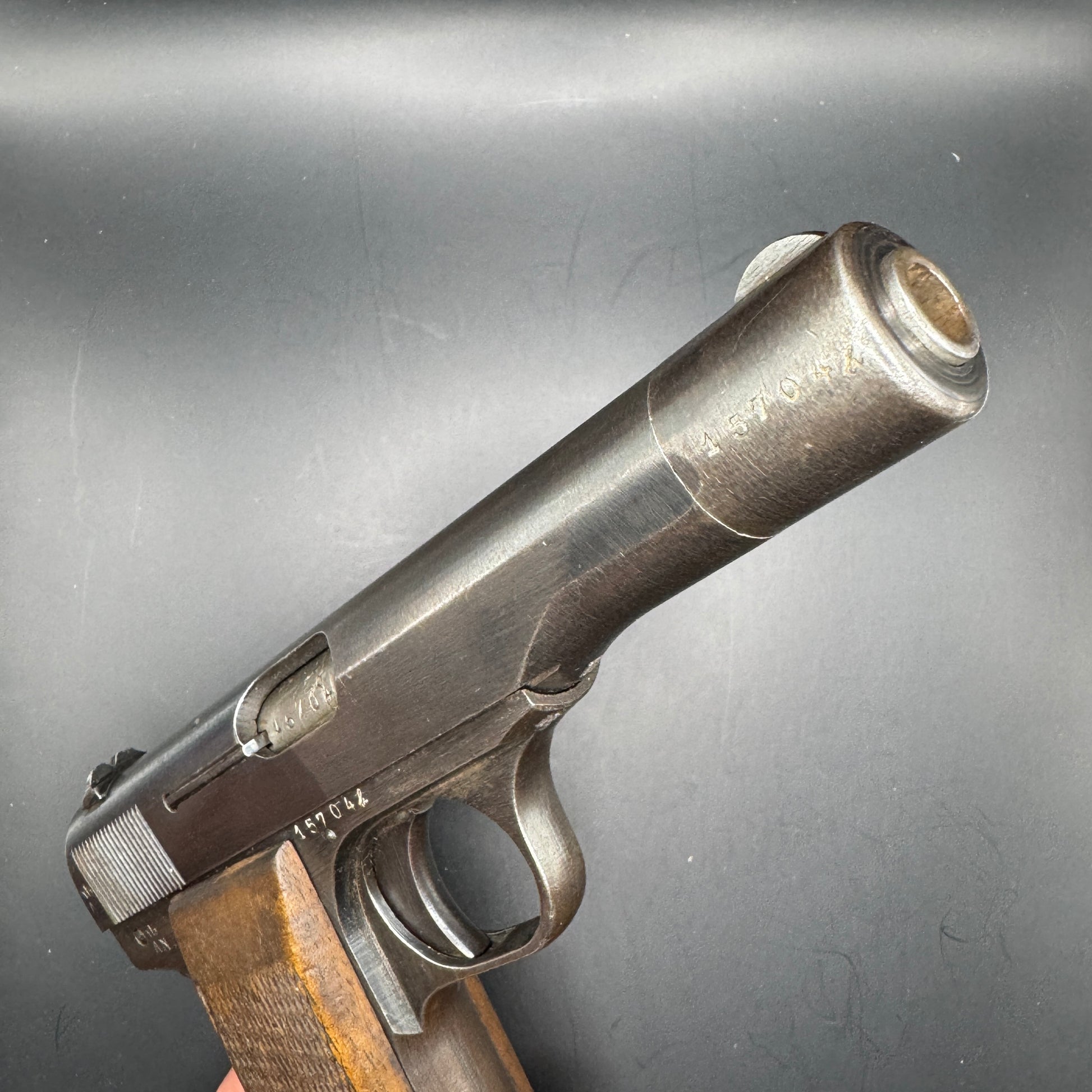 WW2 original artifact – FN Browning 1922 .32 ACP Semi-Auto Pistol – interior title page