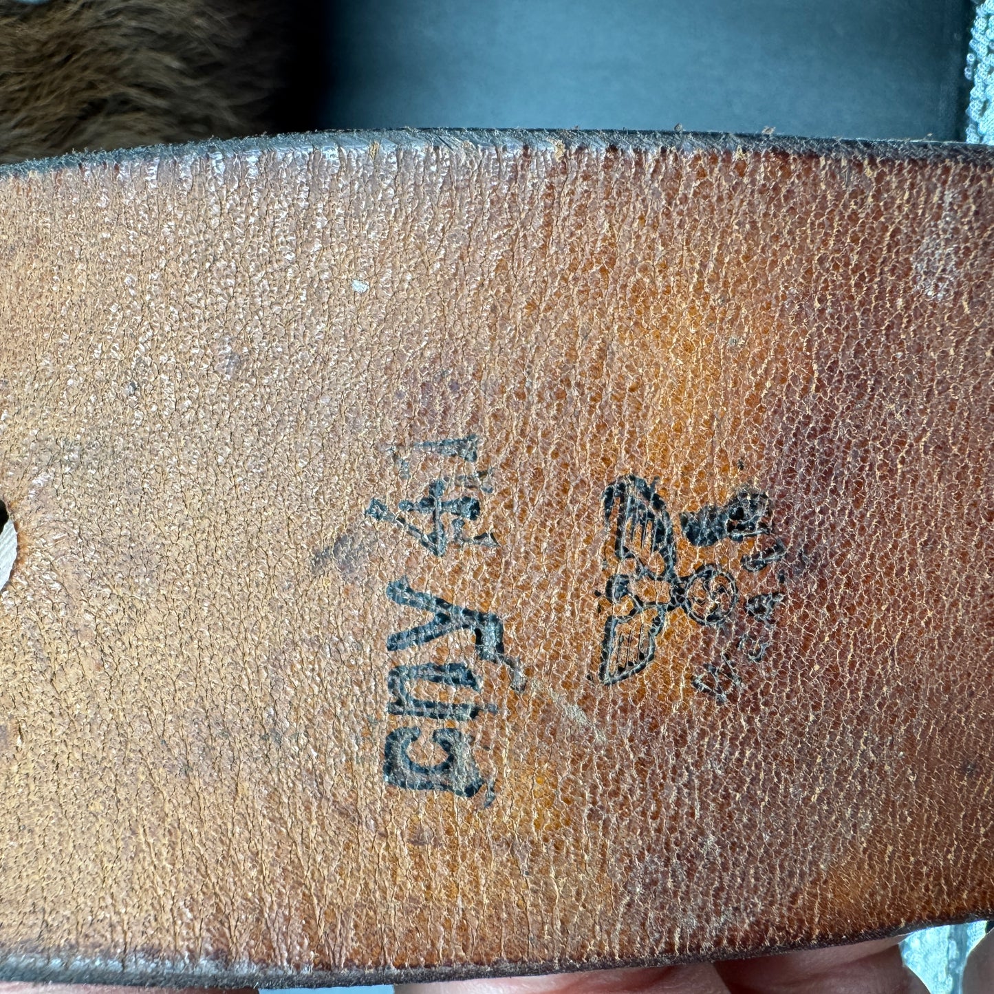 WW2 original artifact – Rare unissued signal troops tornister or Fernsprechtornister marked fuq 1942 – interior page