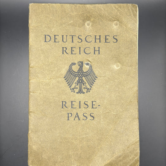 WW2 original artifact – Reisepass 1936 – AxisArtifacts