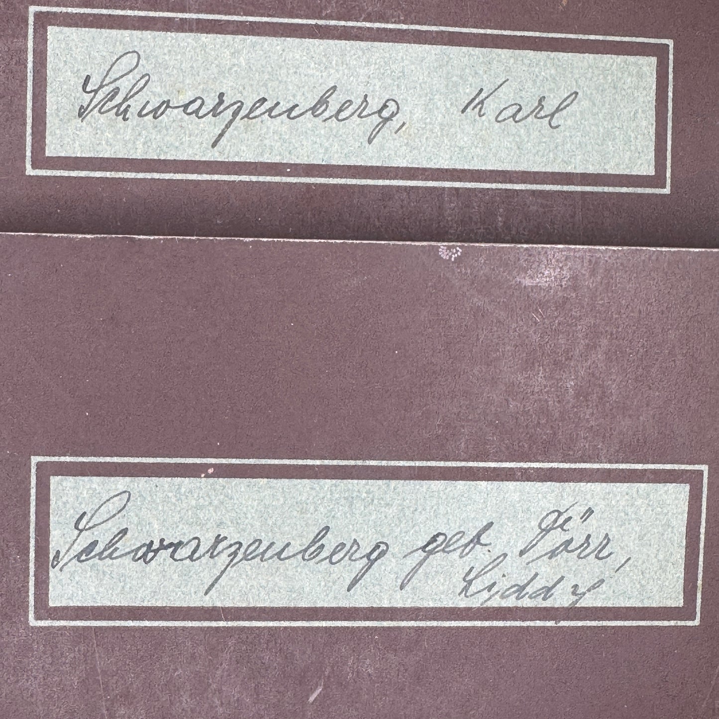 WW2 original artifact – Two times Arbeitsbuch from married couple – interior page